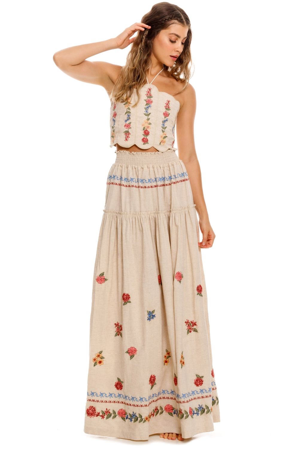 SERENITY BLUSH 17057 CROP TOP (R25)