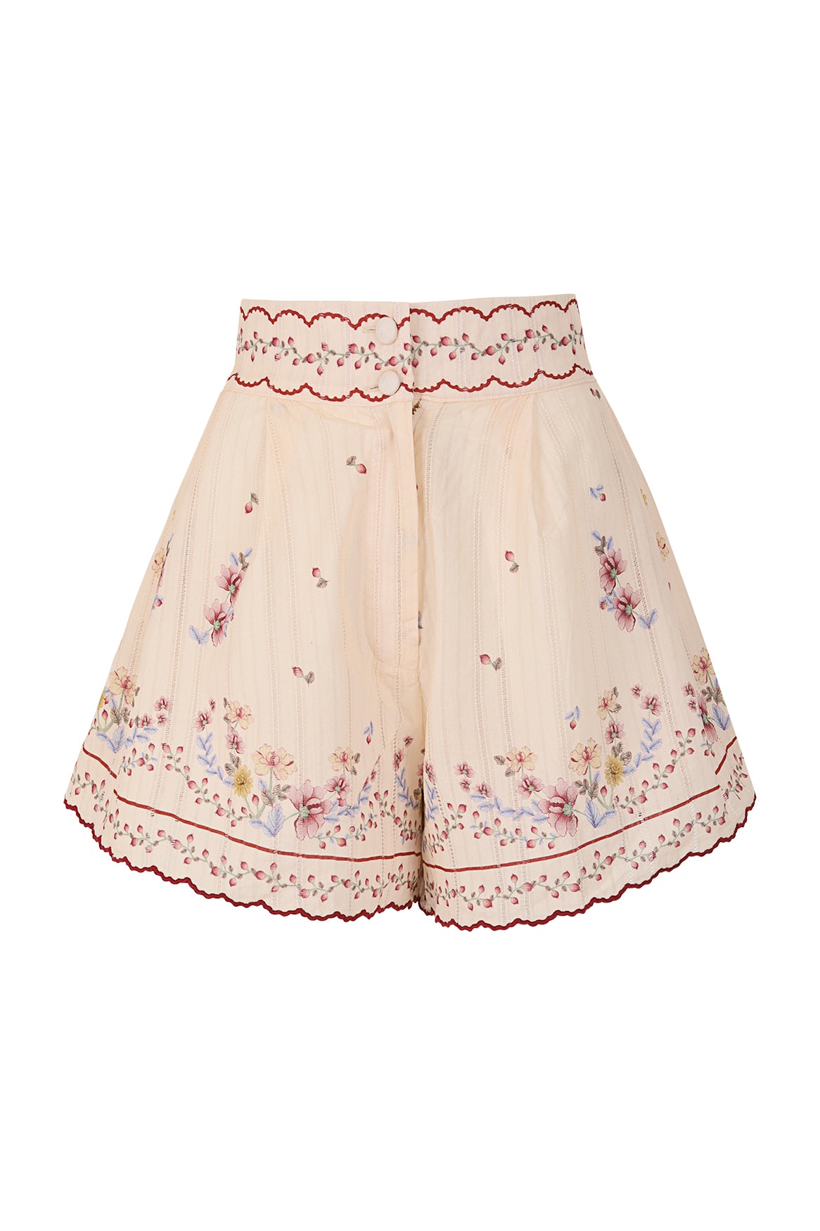 Ciny Shorts in Celinna print – Agua Bendita – view 3