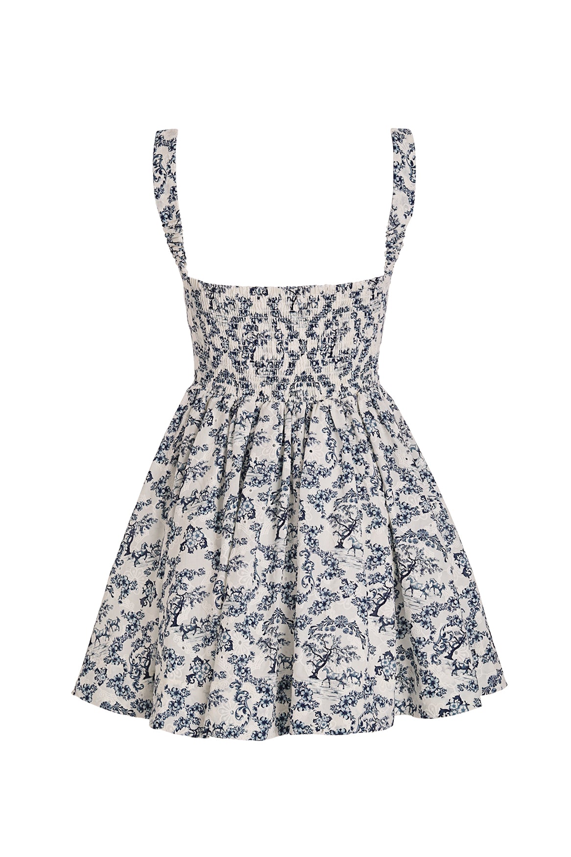 Amonita Dress in Celinna print – Agua Bendita – view 3