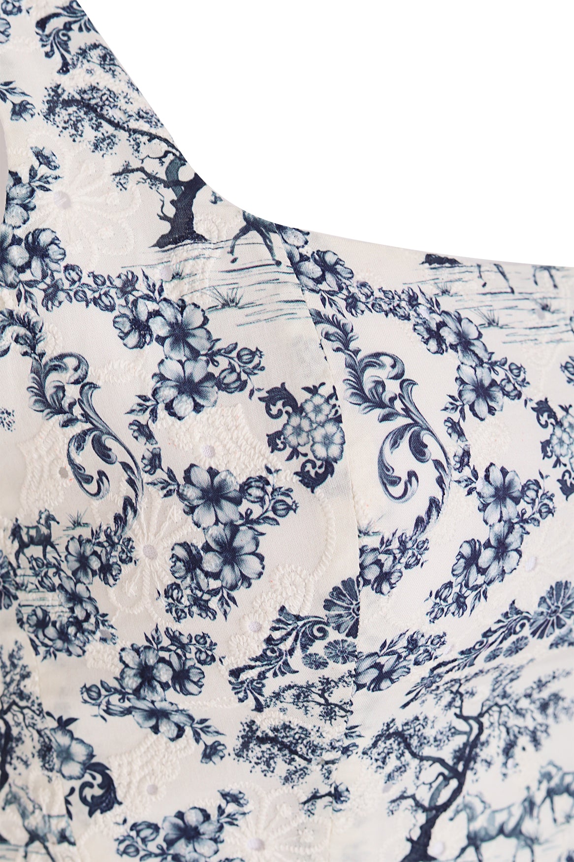 Amonita Dress in Celinna print – Agua Bendita – view 4
